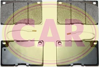 CAR PNT273 - Комплект спирачно феродо, дискови спирачки vvparts.bg