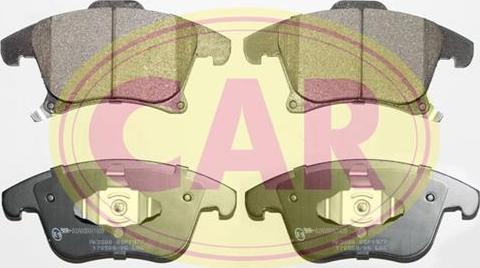 CAR PNT7791 - Комплект спирачно феродо, дискови спирачки vvparts.bg