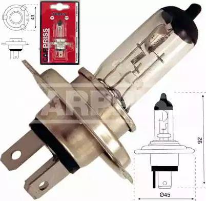 Carpriss 79780235 - Крушка с нагреваема жичка, фар за дълги светлини vvparts.bg