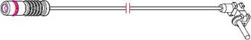 Carrab Brake Parts 8118 - Предупредителен контактен сензор, износване на накладките vvparts.bg