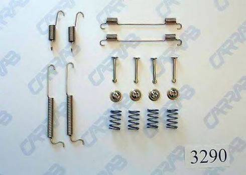 Carrab Brake Parts 3290 - Комплект принадлежности, спирани челюсти vvparts.bg