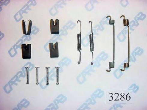 Carrab Brake Parts 3286 - Комплект принадлежности, спирани челюсти vvparts.bg