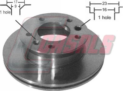 Casals 55147 - Спирачен диск vvparts.bg