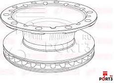 Truckfrenos TF.28.20.1002 - Спирачен диск vvparts.bg