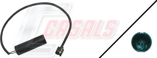 Casals 50068 - Предупредителен контактен сензор, износване на накладките vvparts.bg