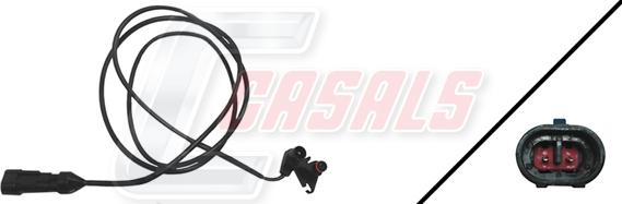 Casals 50014 - Предупредителен контактен сензор, износване на накладките vvparts.bg