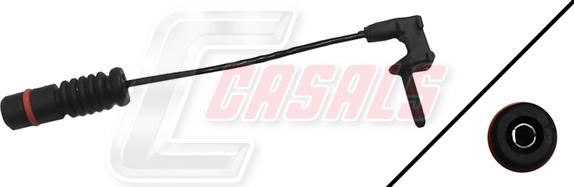 Casals 50032 - Предупредителен контактен сензор, износване на накладките vvparts.bg