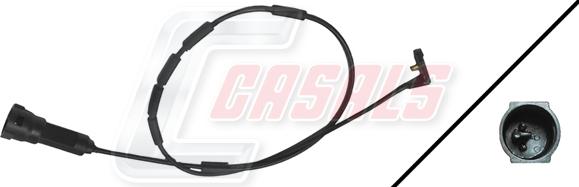 Casals 50234 - Предупредителен контактен сензор, износване на накладките vvparts.bg