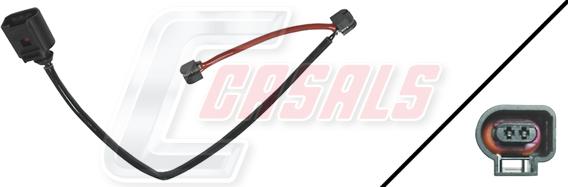 Casals 50223 - Предупредителен контактен сензор, износване на накладките vvparts.bg