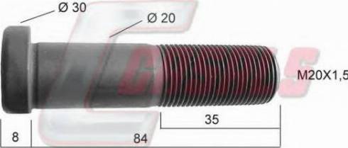 Casals 21247 - Колесен болт vvparts.bg