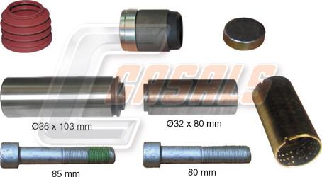 Casals MD662 - Ремонтен комплект, спирачен апарат vvparts.bg