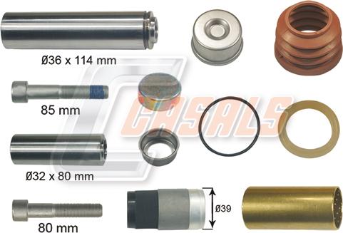 Casals MD608 - Ремонтен комплект, спирачен апарат vvparts.bg