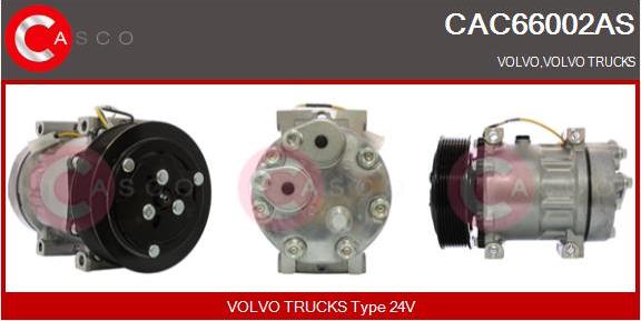 Casco CAC66002AS - Компресор, климатизация vvparts.bg