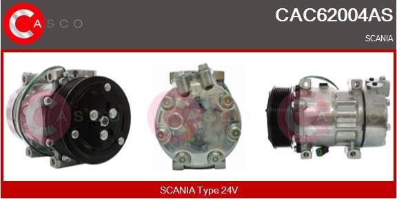 Casco CAC62004AS - Компресор, климатизация vvparts.bg