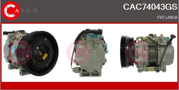 Casco CAC74043GS - Компресор, климатизация vvparts.bg