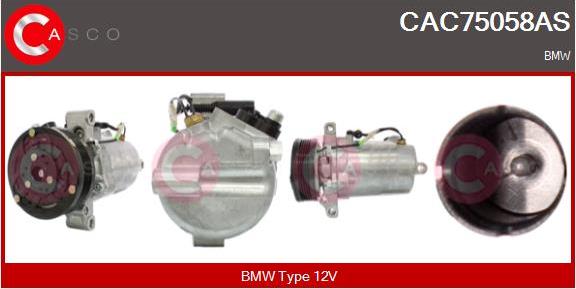 Casco CAC75058AS - Компресор, климатизация vvparts.bg