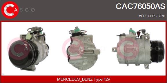 Casco CAC76050AS - Компресор, климатизация vvparts.bg