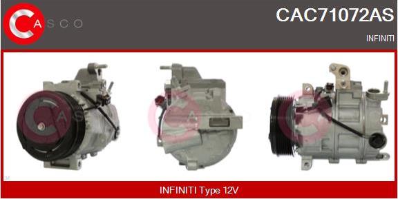 Casco CAC71072AS - Компресор, климатизация vvparts.bg