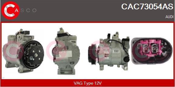 Casco CAC73054AS - Компресор, климатизация vvparts.bg