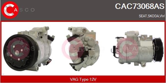 Casco CAC73068AS - Компресор, климатизация vvparts.bg