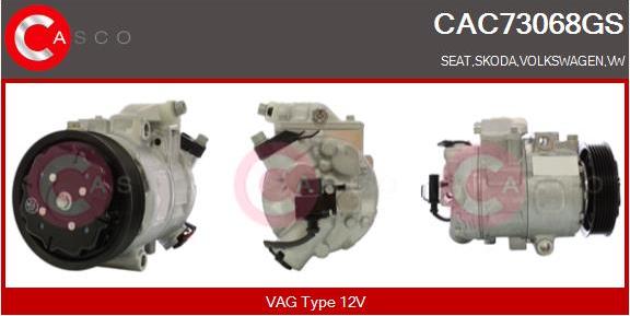 Casco CAC73068GS - Компресор, климатизация vvparts.bg