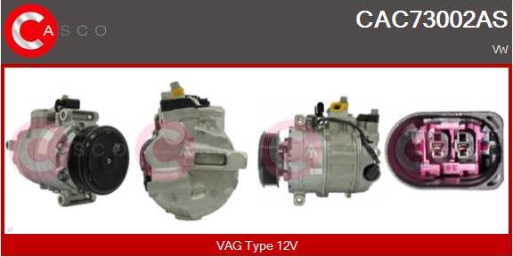 Casco CAC73002AS - Компресор, климатизация vvparts.bg