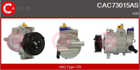 Casco CAC73015AS - Компресор, климатизация vvparts.bg