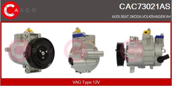 Casco CAC73021AS - Компресор, климатизация vvparts.bg