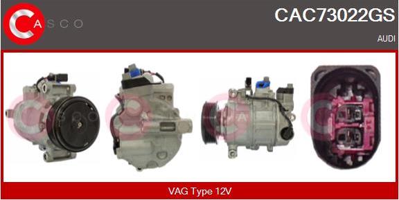 Casco CAC73022GS - Компресор, климатизация vvparts.bg