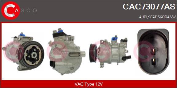 Casco CAC73077AS - Компресор, климатизация vvparts.bg