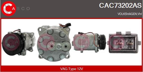 Casco CAC73202AS - Компресор, климатизация vvparts.bg