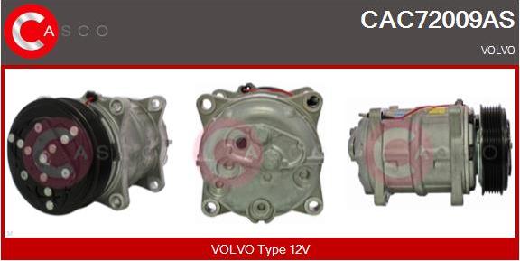 Casco CAC72009AS - Компресор, климатизация vvparts.bg