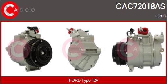 Casco CAC72018AS - Компресор, климатизация vvparts.bg