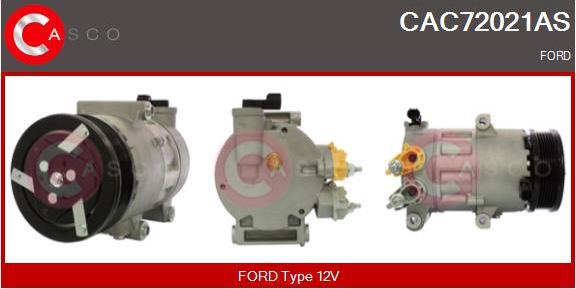 Casco CAC72021AS - Компресор, климатизация vvparts.bg