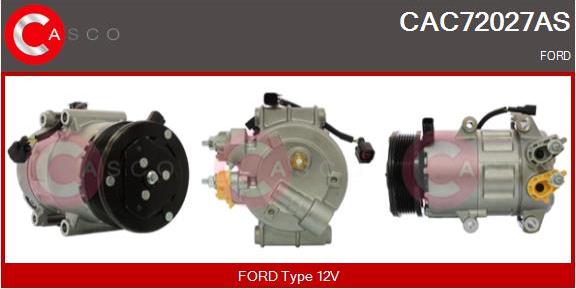 Casco CAC72027AS - Компресор, климатизация vvparts.bg