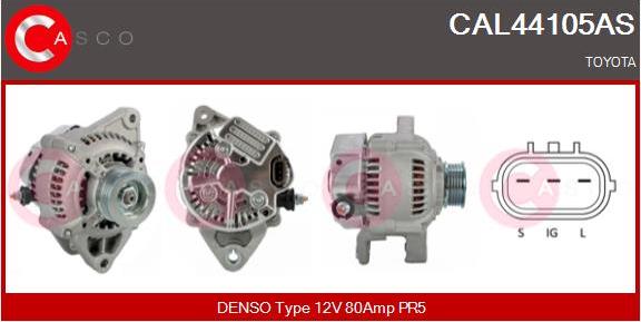 Casco CAL44105AS - Генератор vvparts.bg