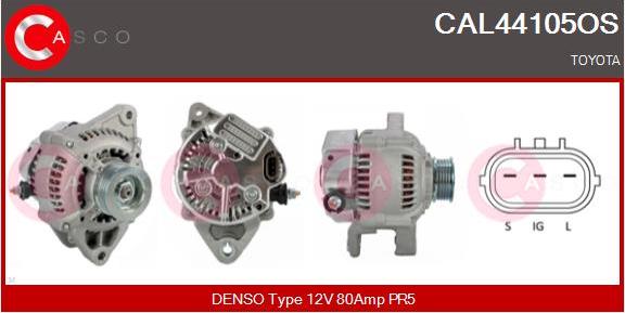 Casco CAL44105OS - Генератор vvparts.bg