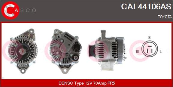 Casco CAL44106AS - Генератор vvparts.bg