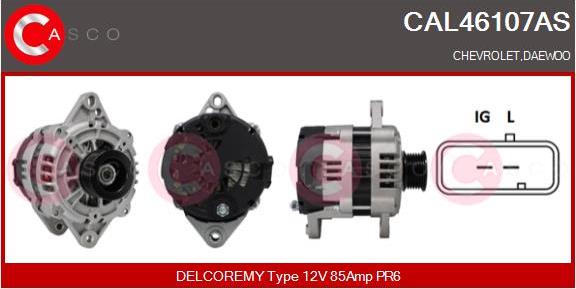 Casco CAL46107AS - Генератор vvparts.bg