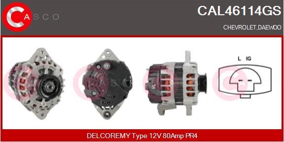 Casco CAL46114GS - Генератор vvparts.bg