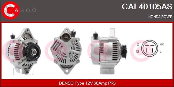 Casco CAL40105AS - Генератор vvparts.bg