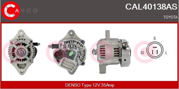 Casco CAL40138AS - Генератор vvparts.bg