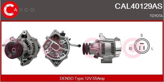 Casco CAL40129AS - Генератор vvparts.bg