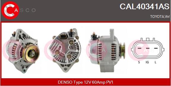 Casco CAL40341AS - Генератор vvparts.bg