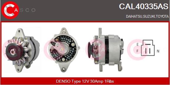 Casco CAL40335AS - Генератор vvparts.bg