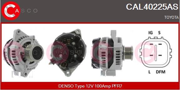 Casco CAL40225AS - Генератор vvparts.bg