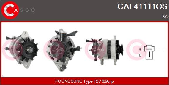 Casco CAL41111OS - Генератор vvparts.bg