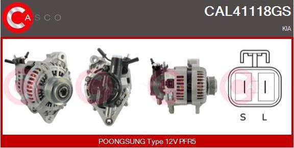 Casco CAL41118GS - Генератор vvparts.bg