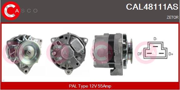 Casco CAL48111AS - Генератор vvparts.bg