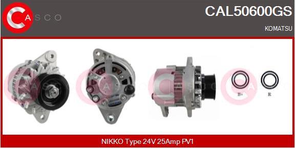 Casco CAL50600GS - Генератор vvparts.bg